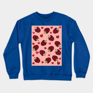 Sorbet on Raspberry Crewneck Sweatshirt